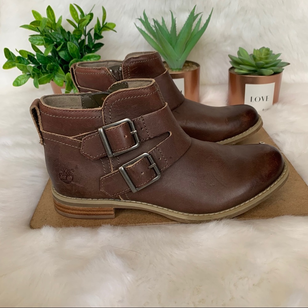 Timberland Savin Hill Double Buckle Ankle Booties